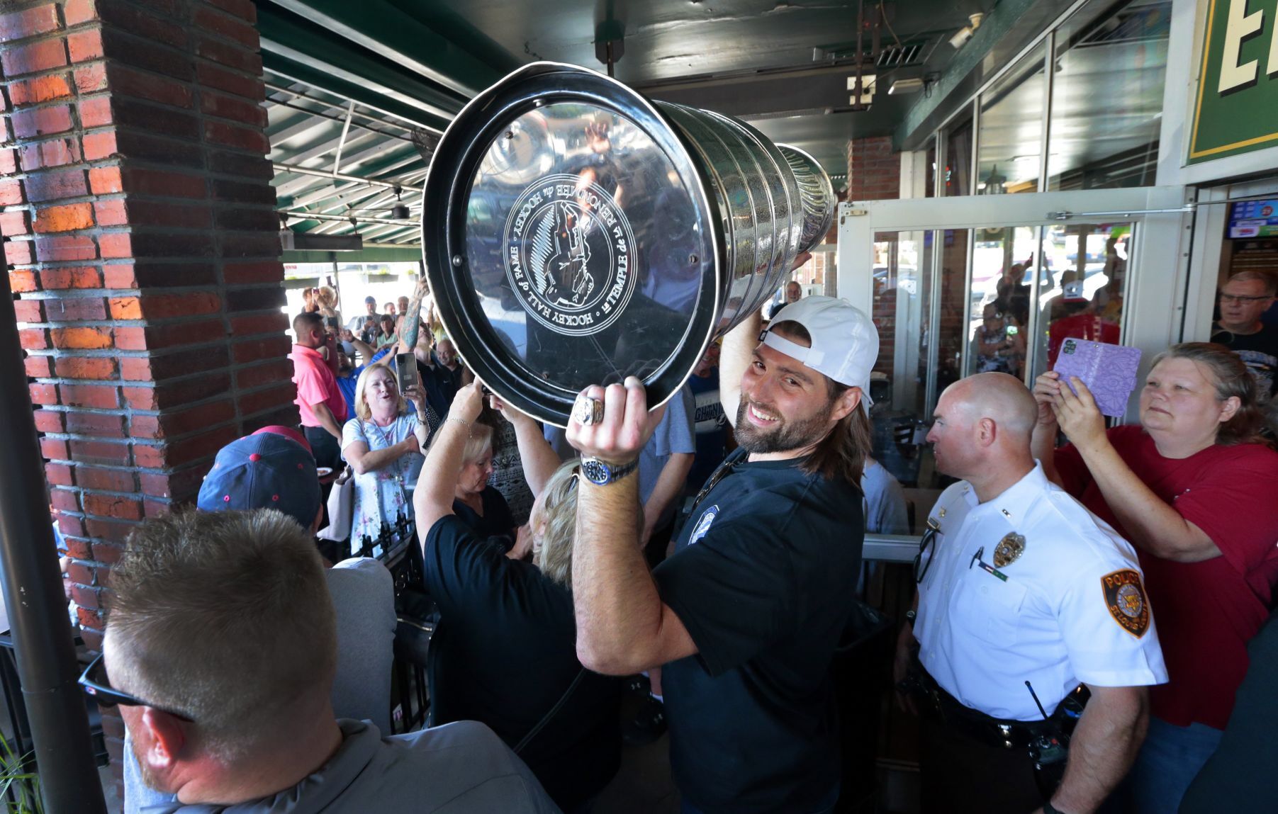 Pat Maroon brings home the Stanley Cup